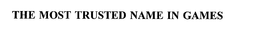 THE MOST TRUSTED NAME IN GAMES trademark