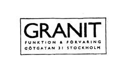 GRANIT FUNKTION & FORVARING GOTGATAN 31 STOCKHOLM trademark