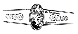 EL CONQUISTADOR HECHO A MANO HONDURAS trademark