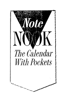 NOTE NOOK THE CALENDAR WITH POCKETS trademark