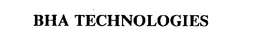 BHA TECHNOLOGIES trademark