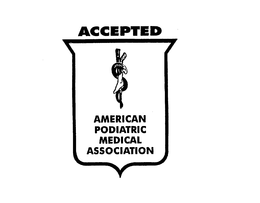 ACCEPTED AMERICAN PODIATRIC MEDICAL ASSOCIATION trademark