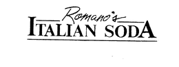 ROMANO'S ITALIAN SODA trademark
