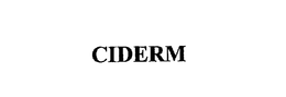 CIDERM trademark
