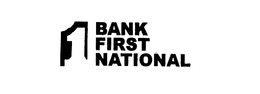 1 BANK FIRST NATIONAL trademark