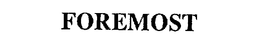 FOREMOST trademark