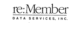 RE:MEMBER DATA SERVICES, INC. trademark