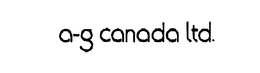 A-G CANADA LTD. trademark