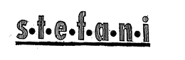 S T E F A N I trademark