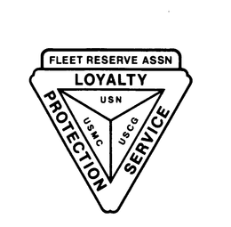 FLEET RESERVE ASSN LOYALTY SERVICE PROTECTION USN USCG USMC trademark