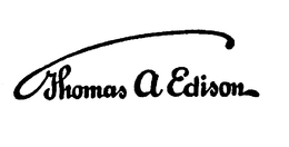 THOMAS A EDISON trademark