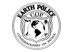 EARTH POLICE C.O.P. CONSERVATIONIST ON PATROL trademark