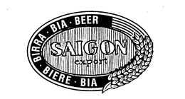 SAIGON EXPORT BIA BIERE BIRRA BIA BEER trademark