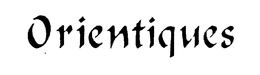 ORIENTIQUES trademark