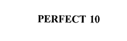 PERFECT 10 trademark