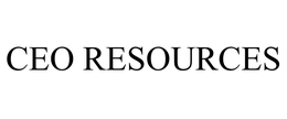 CEO RESOURCES trademark
