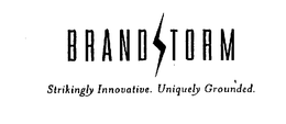 BRANDSTORM STRIKINGLY INNOVATIVE. UNIQUELY GROUNDED. trademark