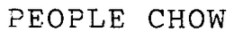 PEOPLE CHOW trademark