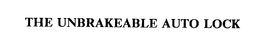 THE UNBRAKEABLE AUTO LOCK trademark