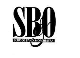SBO SCHOOL BAND & ORCHESTRA trademark