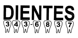 DIENTES 343-6837 trademark