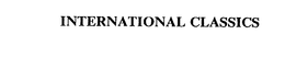 INTERNATIONAL CLASSICS trademark