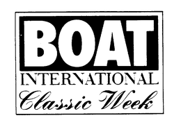 BOAT INTERNATIONAL CLASSIC WEEK trademark