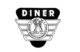 DINER WHERE QUALITY IS ALWAYS IN STYLE trademark