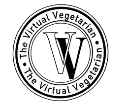 VV THE VIRTUAL VEGETARIAN trademark