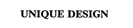 UNIQUE DESIGN trademark