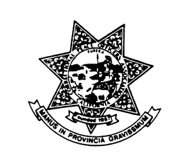 CALIFORNIA CORRECTIONAL PEACE OFFICERS ASSOCIATION FOUNDED 1957 MANUS IN PROVINCIA GRAVISSIMUM trademark