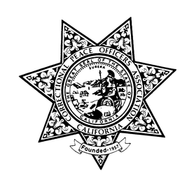 CALIFORNIA CORRECTIONAL PEACE OFFICERS ASSOCIATION THE GREAT SEAL OF THE STATE OF CALIFORNIA FOUNDED-1957 trademark