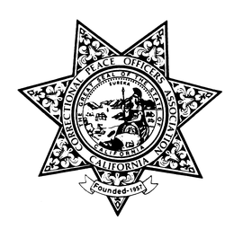 CALIFORNIA CORRECTIONAL PEACE OFFICERS ASSOCIATION THE GREAT SEAL OF THE STATE OF CALIFORNIA FOUNDED-1957 trademark