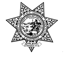 CALIFORNIA CORRECTIONAL PEACE OFFICERS ASSOCIATION THE GREAT SEAL OF THE STATE OF CALIFORNIA FOUNDED-1957 trademark