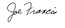 JOE FRANCIS trademark