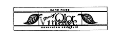 HAND MADE DOMINGO OLOR VINTAGE DOMINICAN REPUBLIC trademark