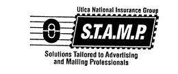 UTICA NATIONAL INSURANCE GROUP S.T.A.M.P. SOLUTIONS TAILORED TO ADVERTISING AND MAILING PROFESSIONALS trademark
