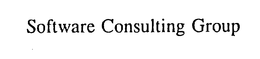 SOFTWARE CONSULTING GROUP trademark