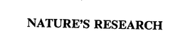 NATURE'S RESEARCH trademark