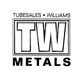 TW METALS TUBESALES-WILLIAMS trademark