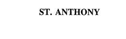 ST. ANTHONY trademark