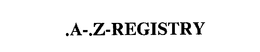 .A-.Z-REGISTRY trademark