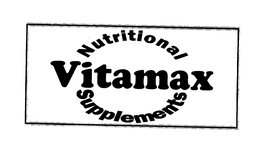 NUTRITIONAL SUPPLEMENTS VITAMAX trademark