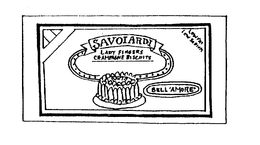 SAVOIARDI LADY FINGERS CHAMPAGNE BISCUITS BELL'AMORE LOW FAT LOW SODIUM trademark