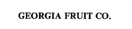 GEORGIA FRUIT CO. trademark