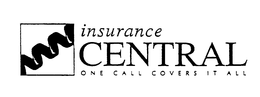 INSURANCE CENTRAL ONE CALL COVERS IT ALL trademark