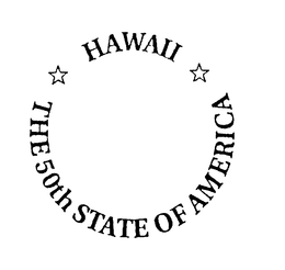 HAWAII THE 50TH STATE OF AMERICA trademark