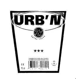 URB'N XY EXTRA YOUNG trademark