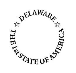 DELAWARE THE 1ST STATE OF AMERICA trademark