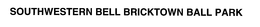 SOUTHWESTERN BELL BRICKTOWN BALL PARK trademark